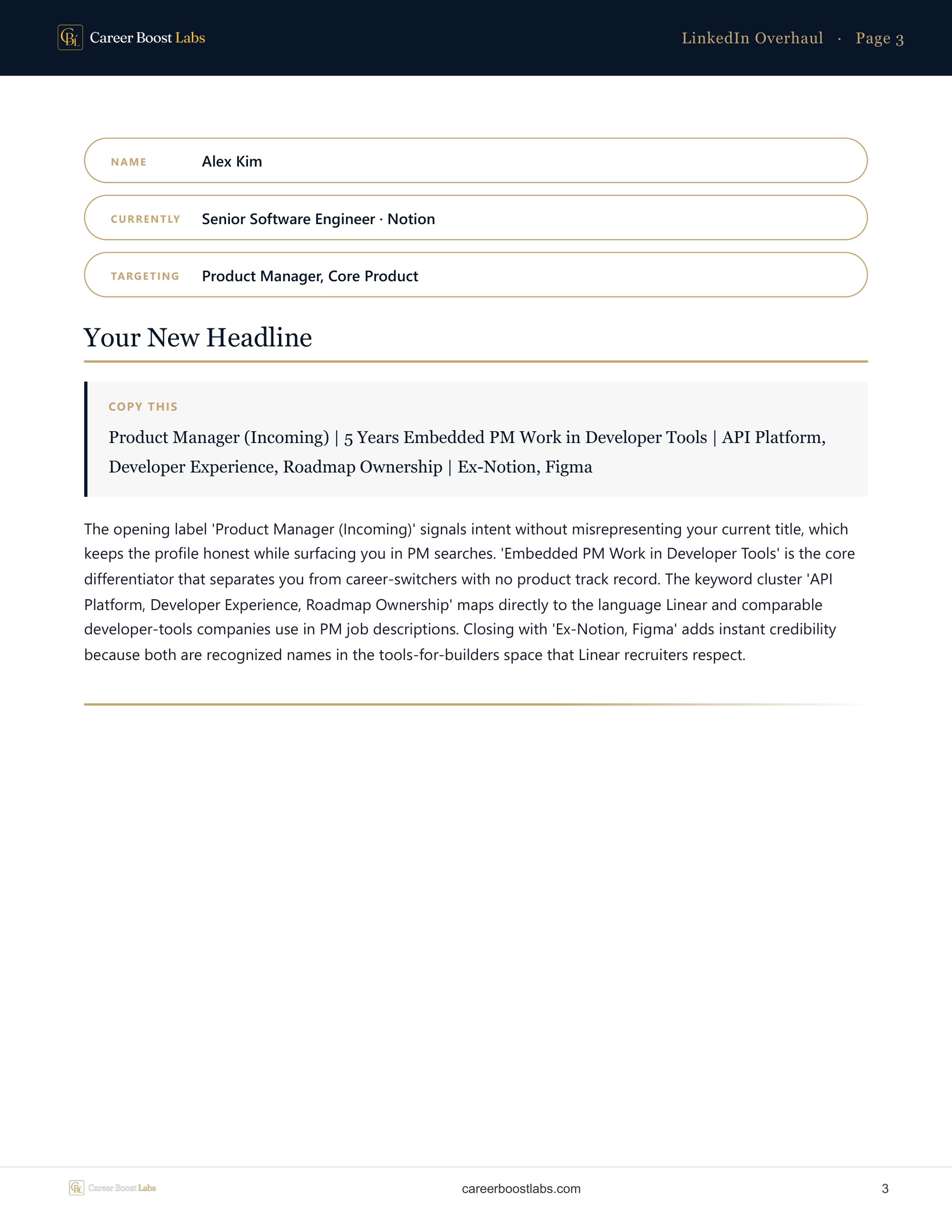 LinkedIn Overhaul